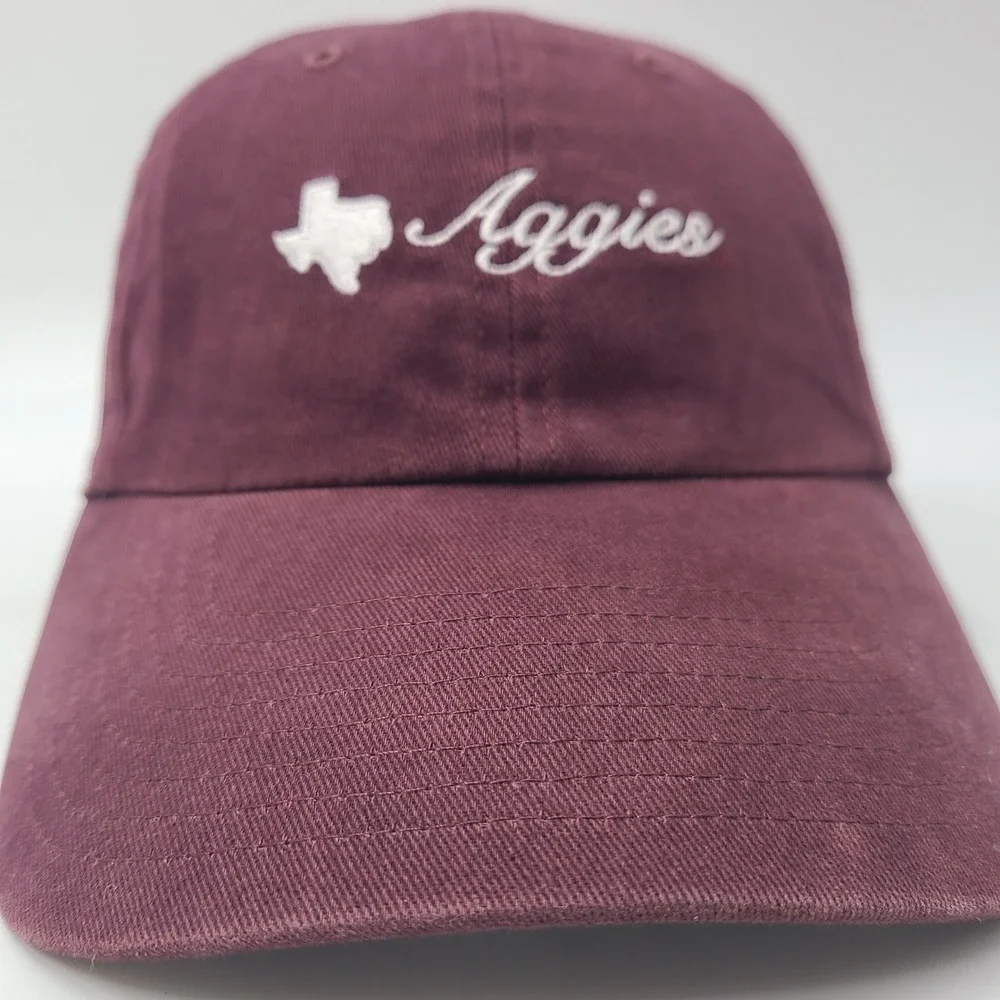 Women Texas A&M Aggies Hat‎ Strapback 47 Brand Clean Up Maroon NCAA University